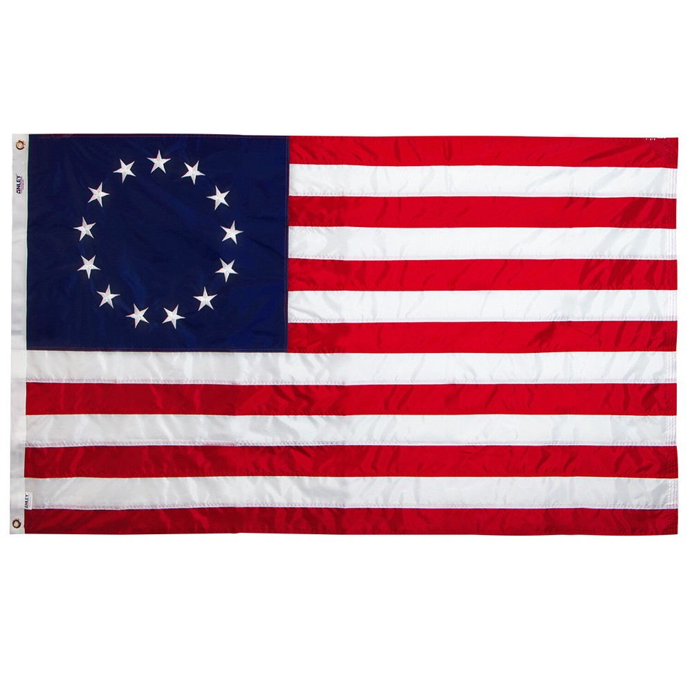 Anley EverStrong 3x5 Ft Betsy Ross American US Flag Embroidered Patriotic Banner
