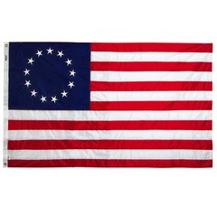 Anley EverStrong 3×5 Ft Betsy Ross American US Flag Embroidered Patriotic Banner
