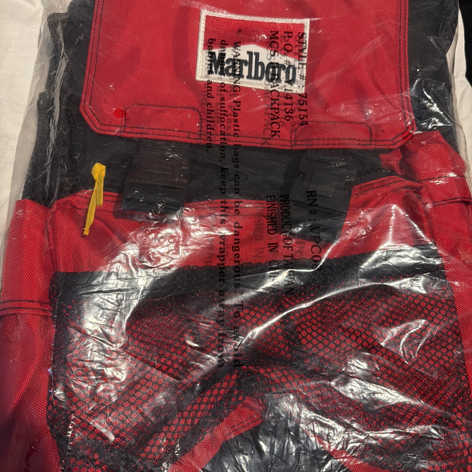 Vintage Marlboro  Red Backpack In Bag 3