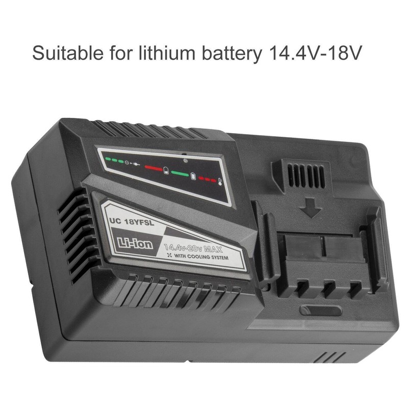14.4V- 18V For Hitachi Electrical Drill BSL1415 BSL1420 lithium Battery Charger gallery