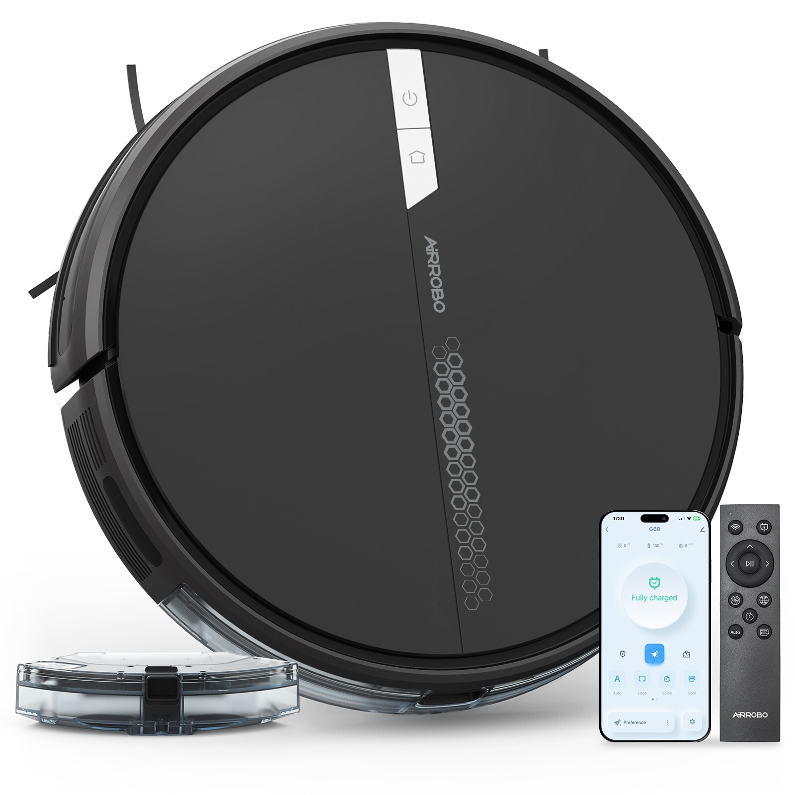 AIRROBO G60 Robotic Robot Vacuum and Mop Combo Cleaner Self-Cleaning Sweeper gallery