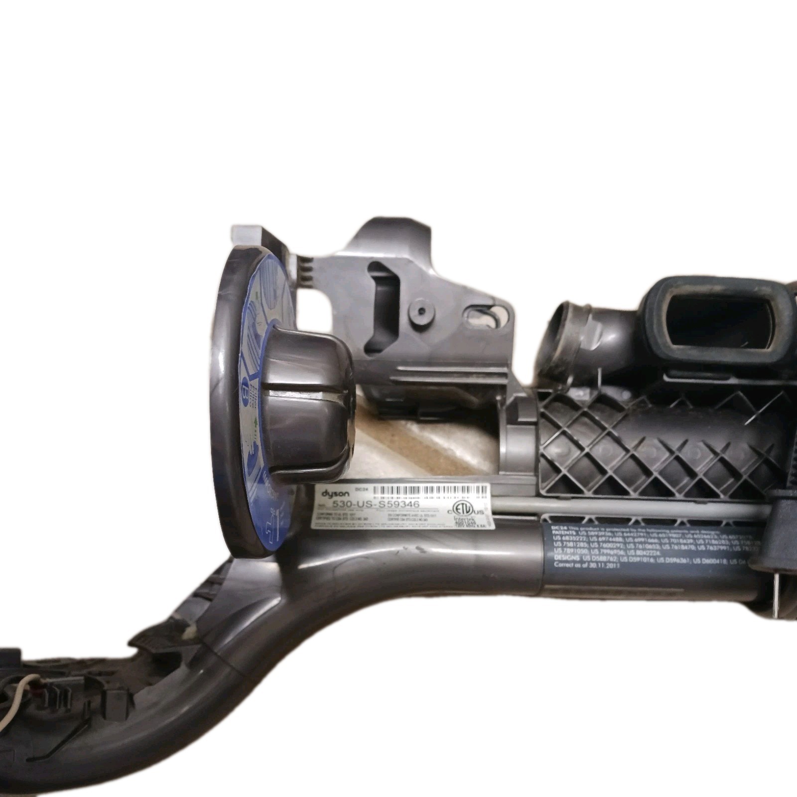 Dyson DC24 Vacuum Cleaner Body Duct Assembly w/Power Cord Intact Genuine OEM gallery