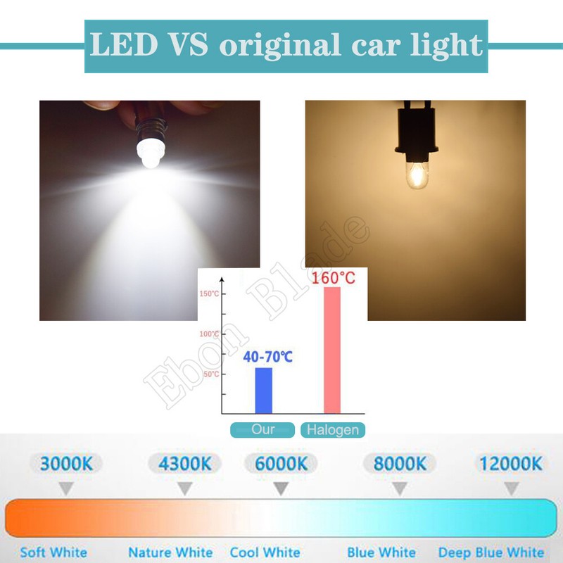 10Pcs 3000k/6000k E10 Screw Base LED Minuature Flashlight Torch Light Bulb 12V gallery