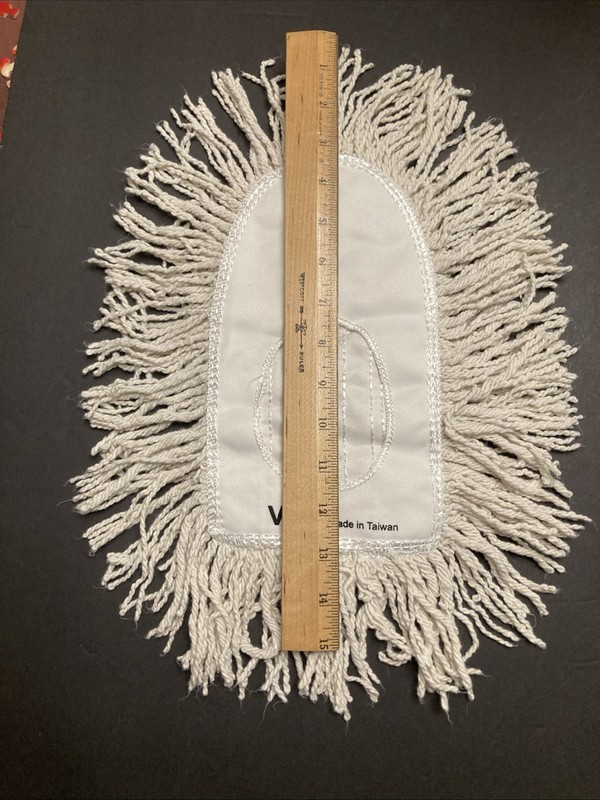 Dust Mop Replacement Head Triangular - New - White gallery