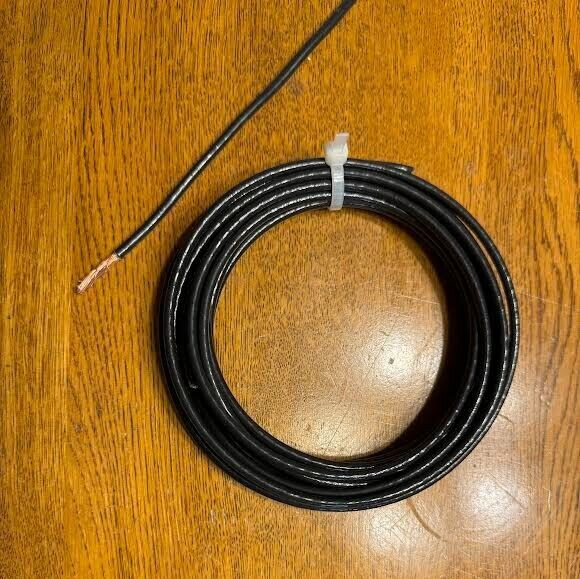 Electrical Primary Copper Wire 10 AWG (Gauge) Black - 15 Ft gallery