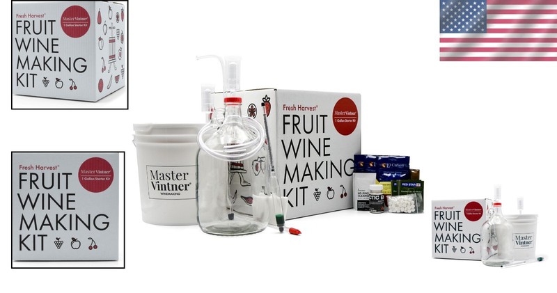 Quick and Engaging Wine Making Experience - One Gallon Fruit Kit for Beginners gallery