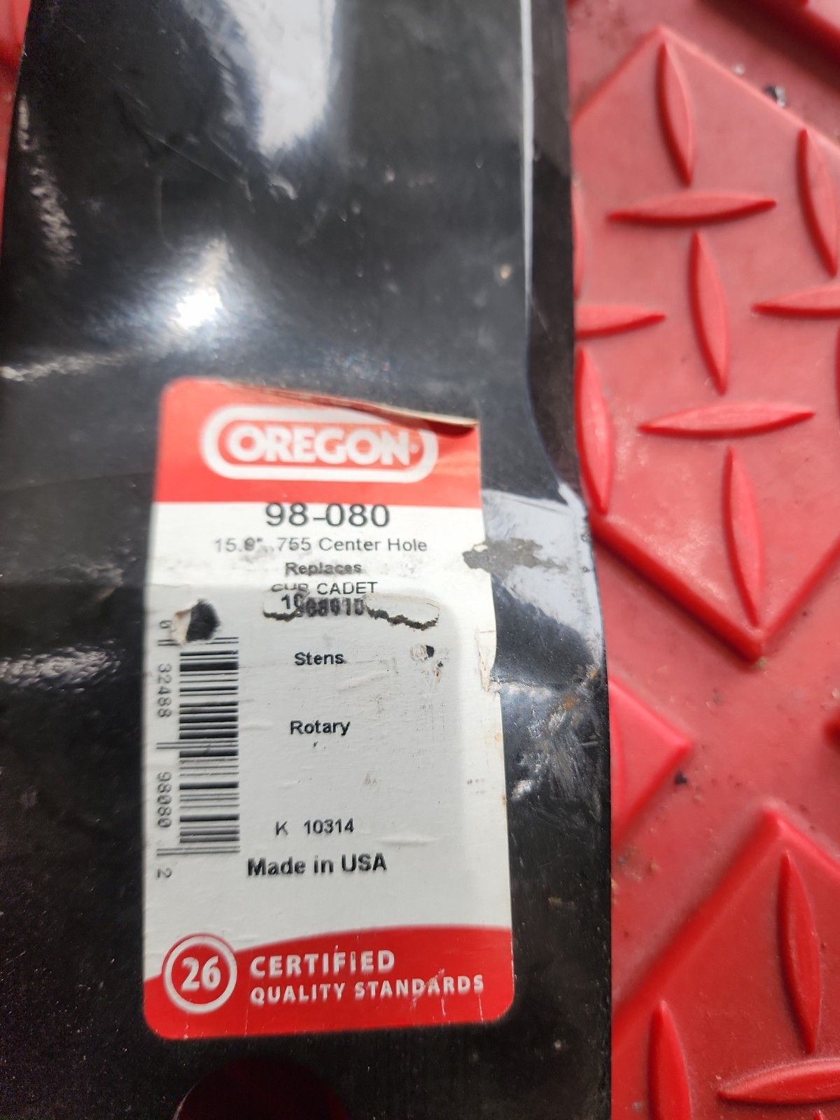 98-080 16" Oregon Mower Blade Rep Cub Cadet 02005020 01008616 759-3939 gallery