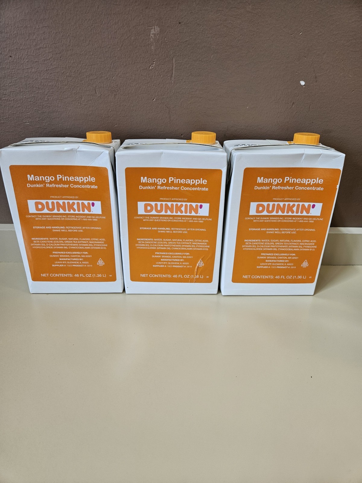 3 Pack Dunkin Mango Pinaple Refreshers gallery