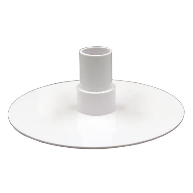 Poolzilla Pool Skimmer Vacuum Plate - 6 13/16’’ Inch Replacement White