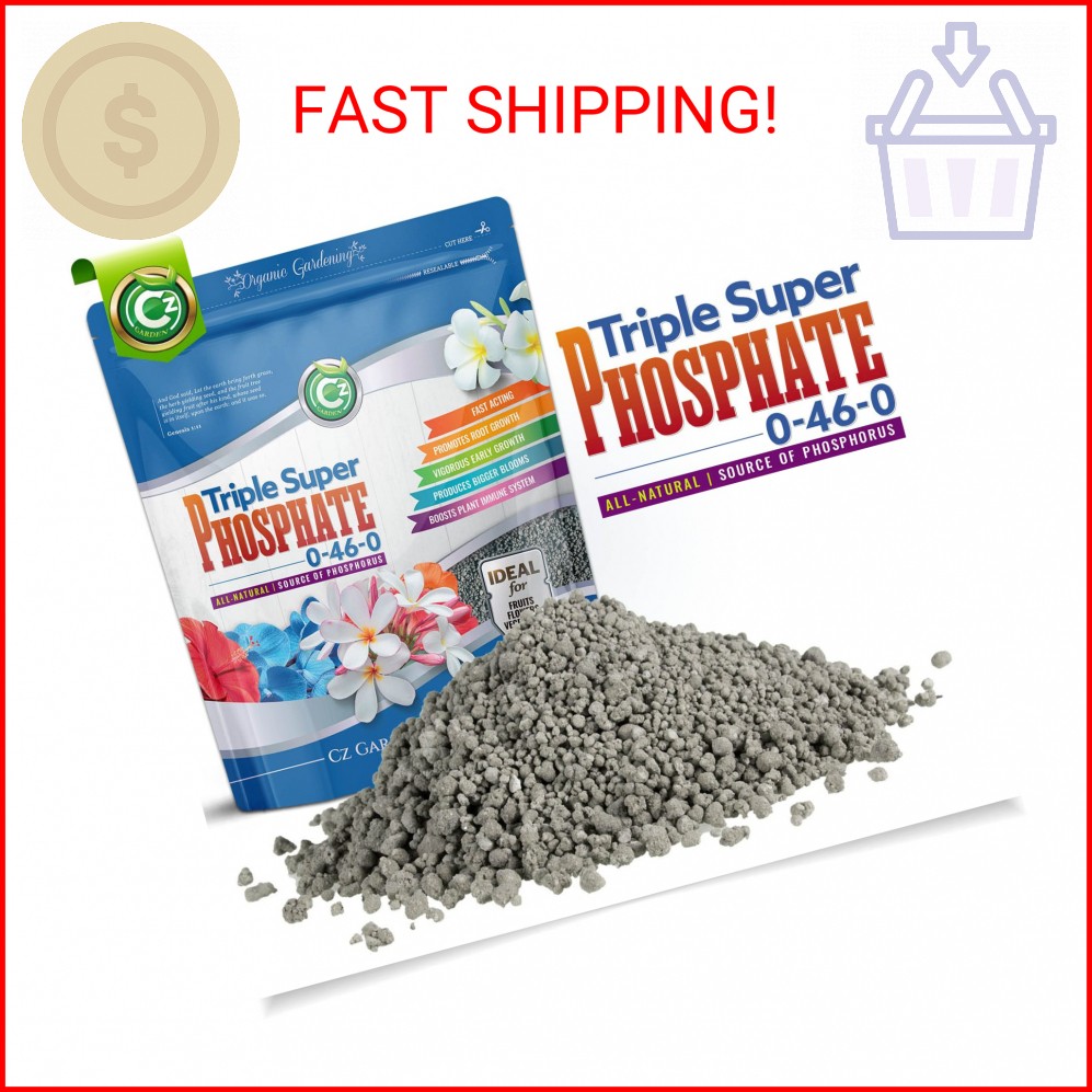 Triple Super Phosphate 0-46-0 Fertilizer - Made in USA - Bloom Booster - TSP Pur gallery