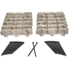 Rustic Stone-Look Garden Edging, Easy Install