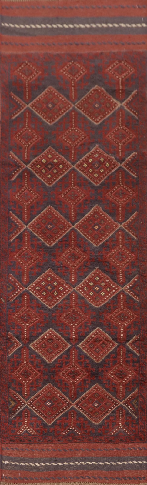 Nomadic Wool Hand-knotted Oriental Runner Rug Traditional Tribal Carpet 2x8 gallery