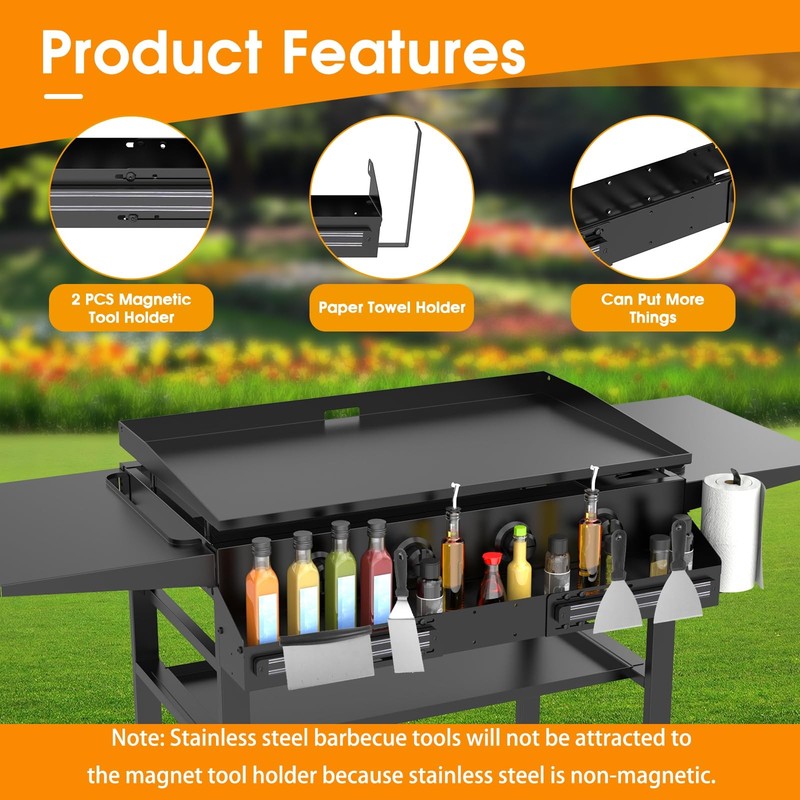 Universal Front Griddle Caddy for Blackstone Griddles from 28" to 36", Front ... gallery