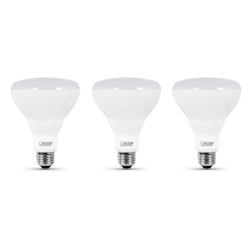 Feit Electric Flood LED Light Bulb 3 Pack BR30 Dimmable E26 Soft White 2700K gallery