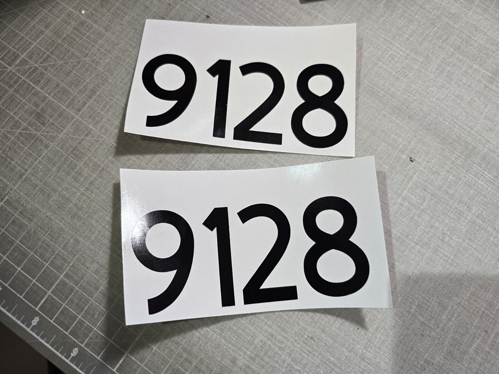 TWO Custom Mailbox Address Street Numbers Vinyl Decal House Business Door 3.0 gallery