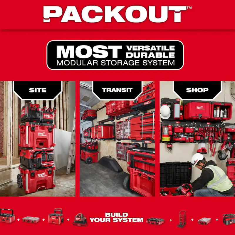 PACKOUT 22 In. Rolling Modular Tool Box LP Handle,22 In. Large Tool Box,18.6 In. gallery
