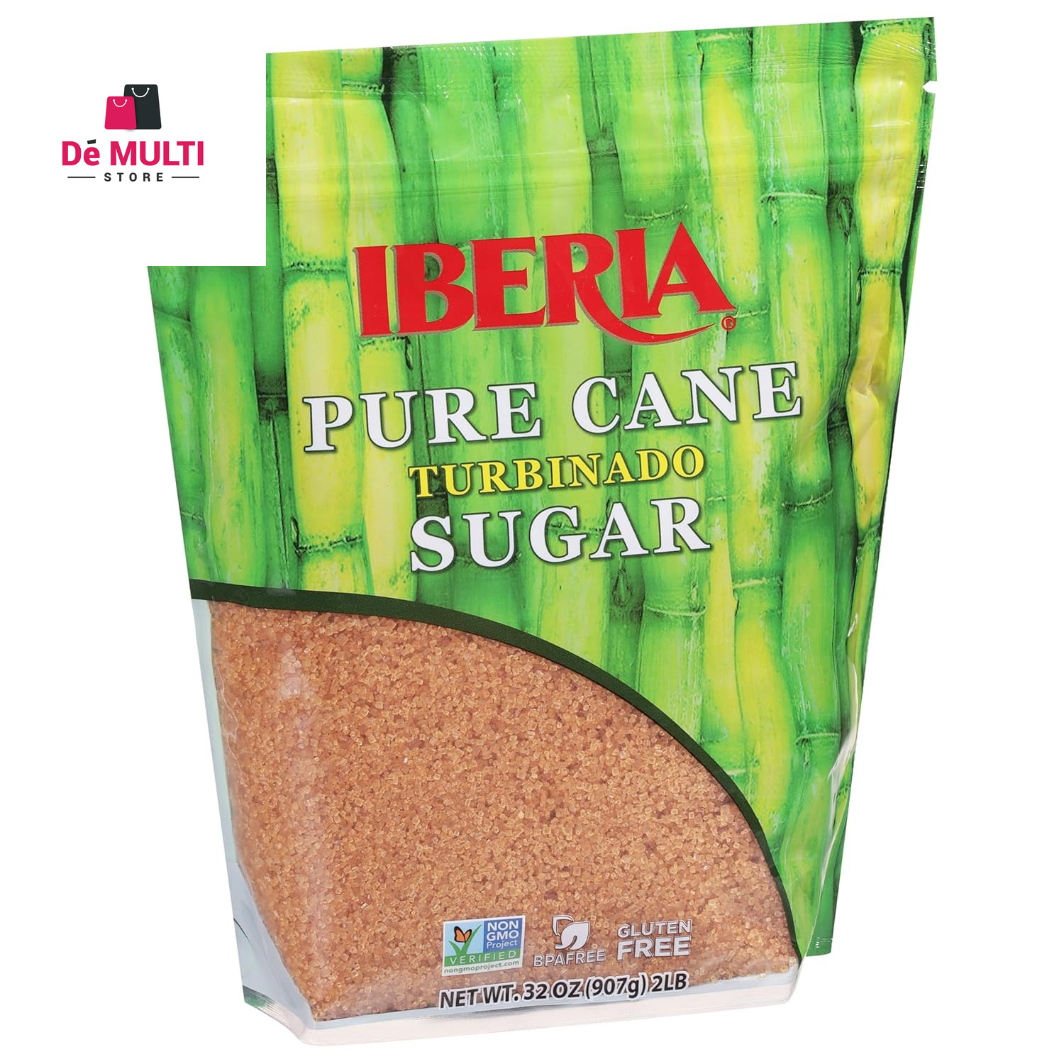 Pure Cane Raw Turbinado Sugar 2 Lb gallery