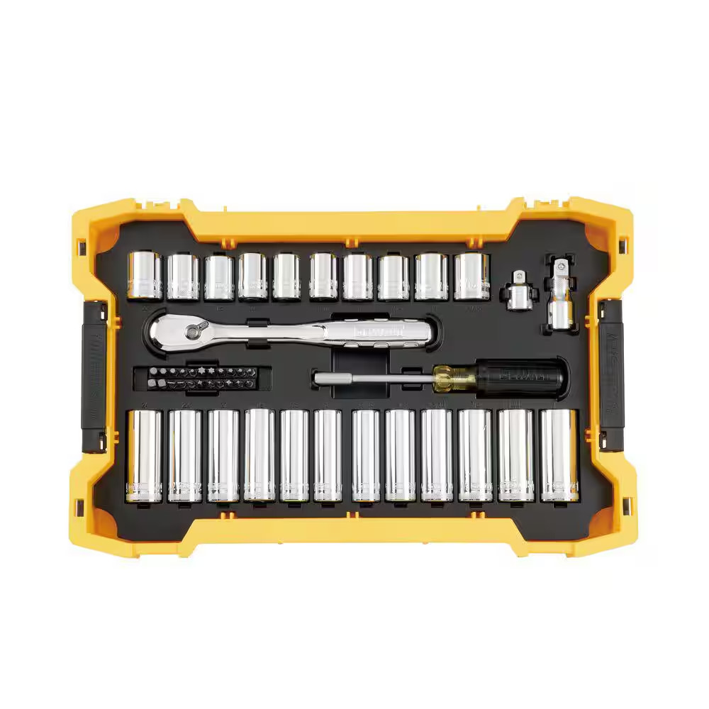 3/8 In. and 1/2 In. Drive Mechanics Tool Set with Toughsystem Trays (85-Piece) gallery