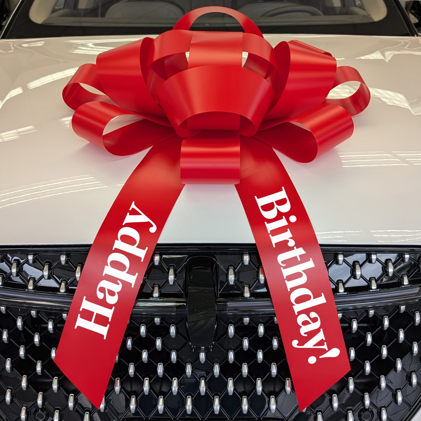 Large Happy Birthday Car Bow, No Assembly Necessary, Giant Birthday Bow gallery