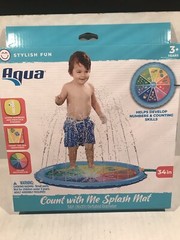 Splash Mat Inflatable Count With Me Learn #’s Ct Creatures Color Recognize Agua