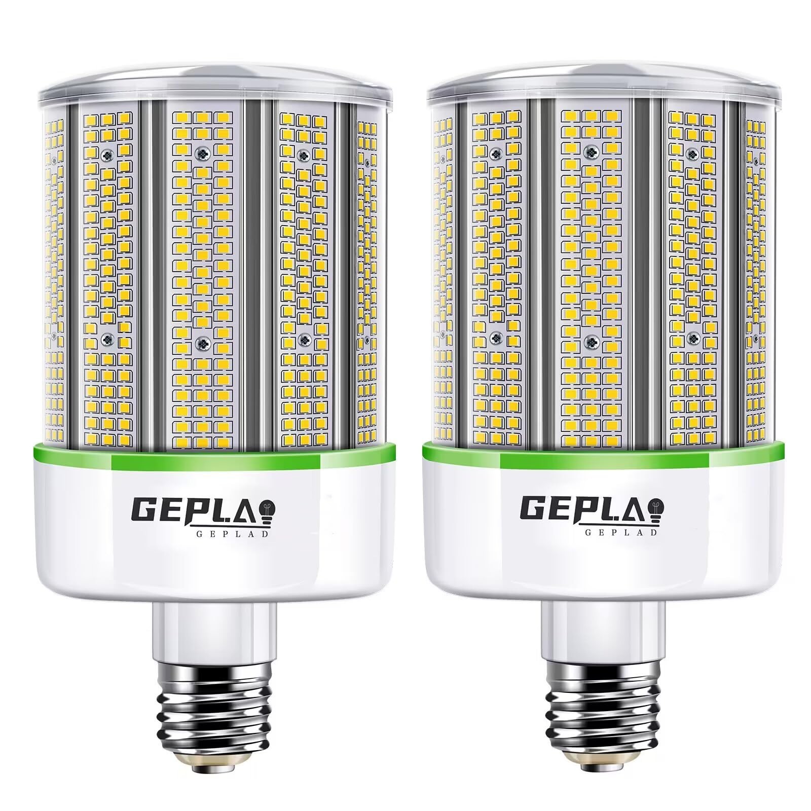 GEPLAD 2-Pack 150W LED Corn Bulb, 1500W Equivalent, E39 Mogul Base, 23,700 Lu... gallery