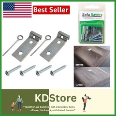 Zig Zag Spring Sofa Repair Brackets Set – Durable, Convenient 2 Pack Solution