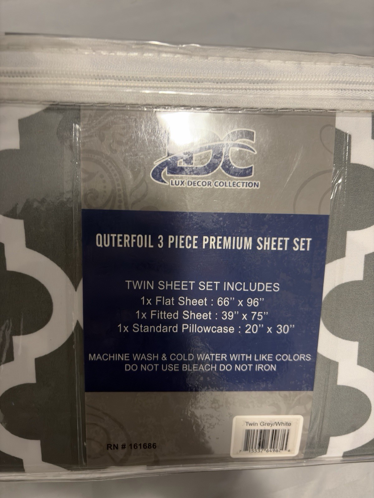 Lux Decor Collection Twin Sheet Set Premium Quality Sheet 3 Piece Set New gallery