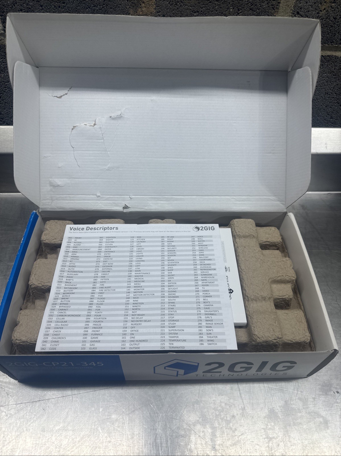 2GIG-CP21-345E Home Security & Home Automation Panel Z-Wave Brand New gallery