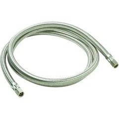 5′ Universal Ice Maker Flexible Braided Stainless Steel Water Supply Hose 1/4