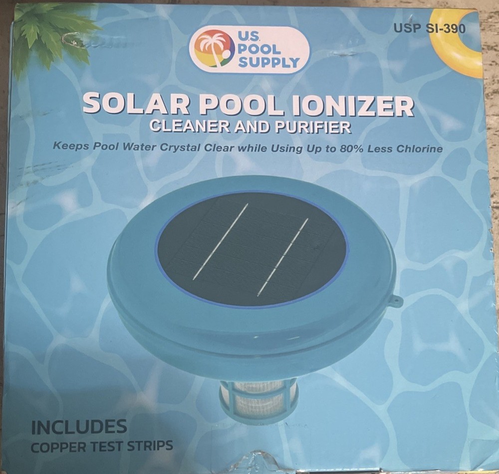 U.S. Pool Supply Solar Pool Ionizer Cleaner & Purifier