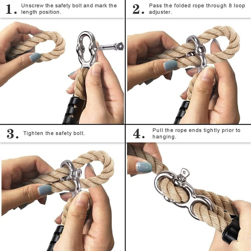 Versatile Hammock Chair Hanging Kit - Adjustable Tree Swing Straps for All Ages gallery