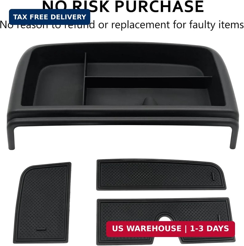 Dash Storage Tray Insert Behind Screen Organizer Storage Accessories fits for 20 gallery