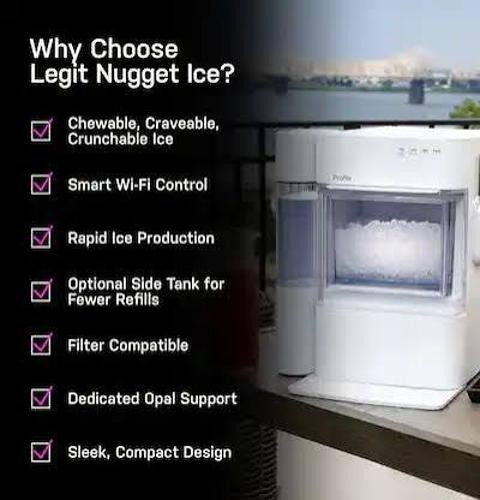 GE Opal 2.0 Nugget Ice Maker + Side Tank gallery