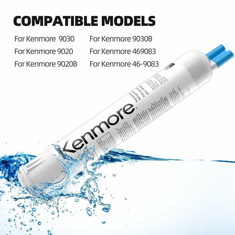 4609083 9083 9020 9030 Replacement Refrigerator Water Filter Fit Kenmore 2 PACK gallery