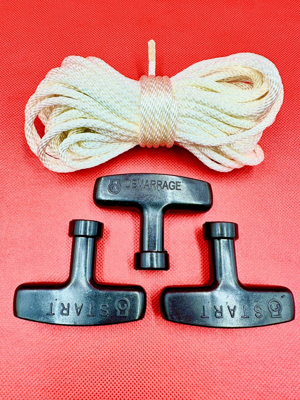 Starter Rope Pull Cord 4.5mm x 10m (30Feet) w Handle for Honda Briggs Kohler gallery