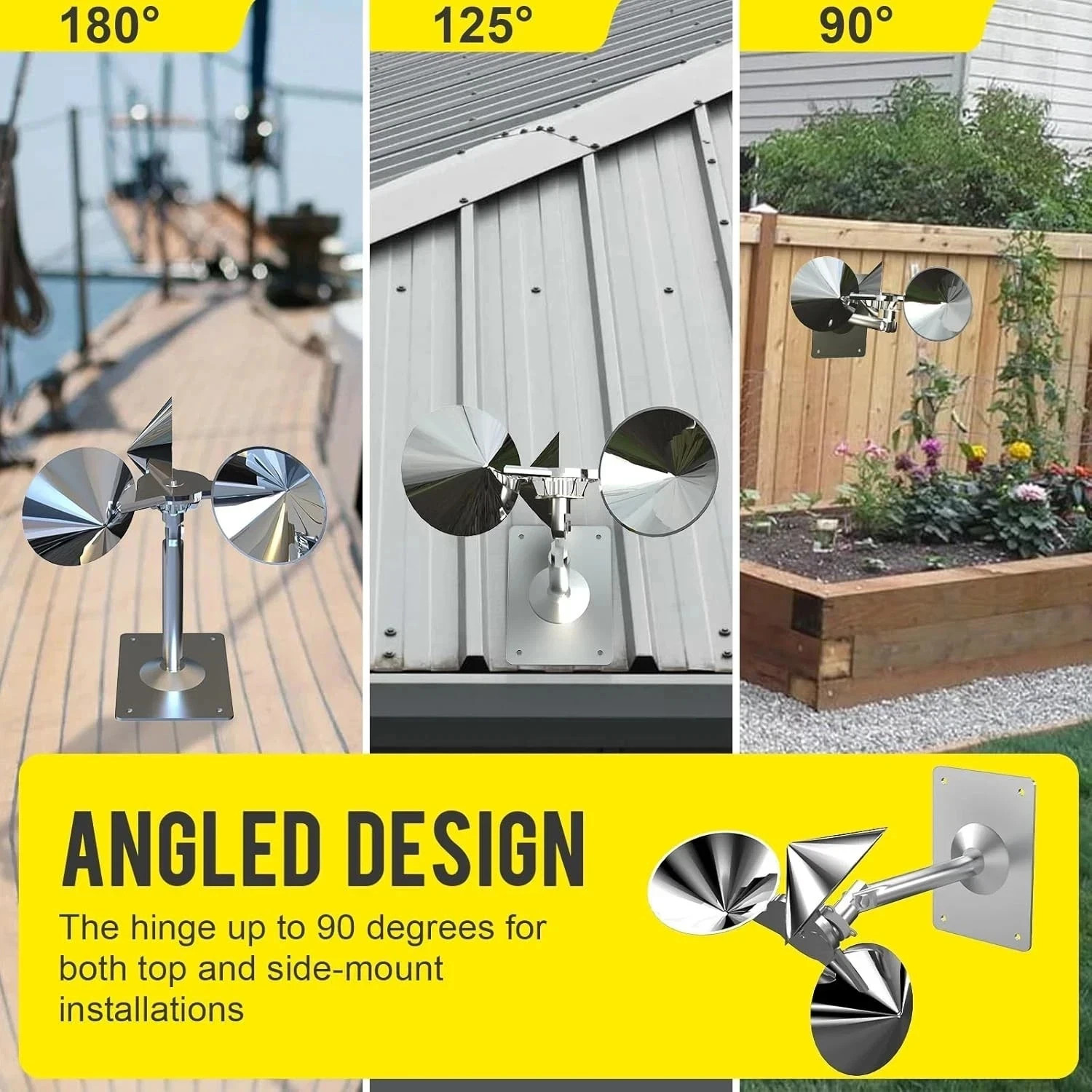 Bird B Gone - Reflect-A-Bird - Reflective Spinning Deterrent - Repels Pigeons... gallery