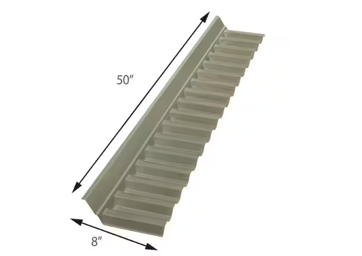 Polycarbonate Wall Connector Flashing in Solar Gray 4 ft. gallery
