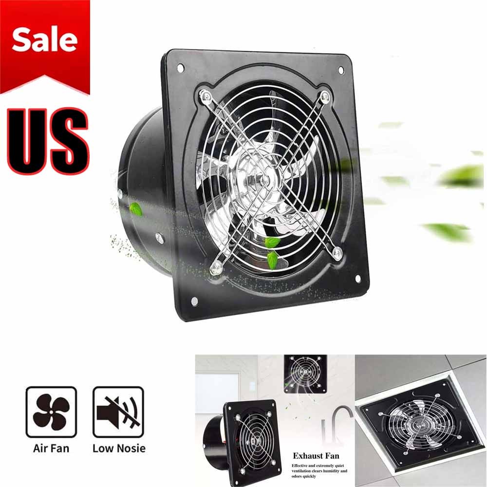 6" Exhaust Fan Ventilation Extractor Fan 110V 6Inch Wall-Mounted Square Blower gallery