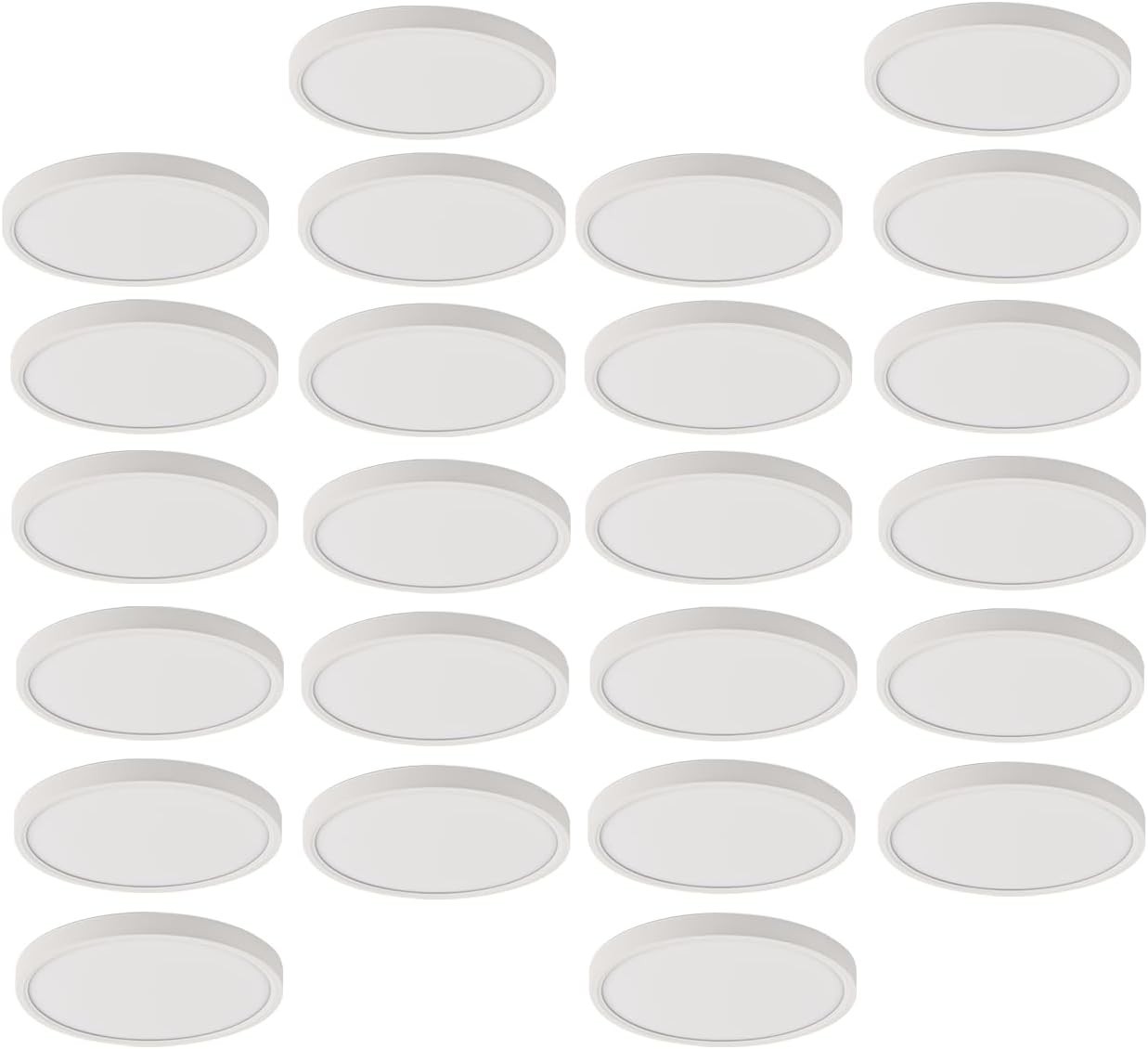 24pack 3200LM LED Flush Mount Ceiling Light,12inch 24W,2700K-6500K 3CCT LED Ceil gallery