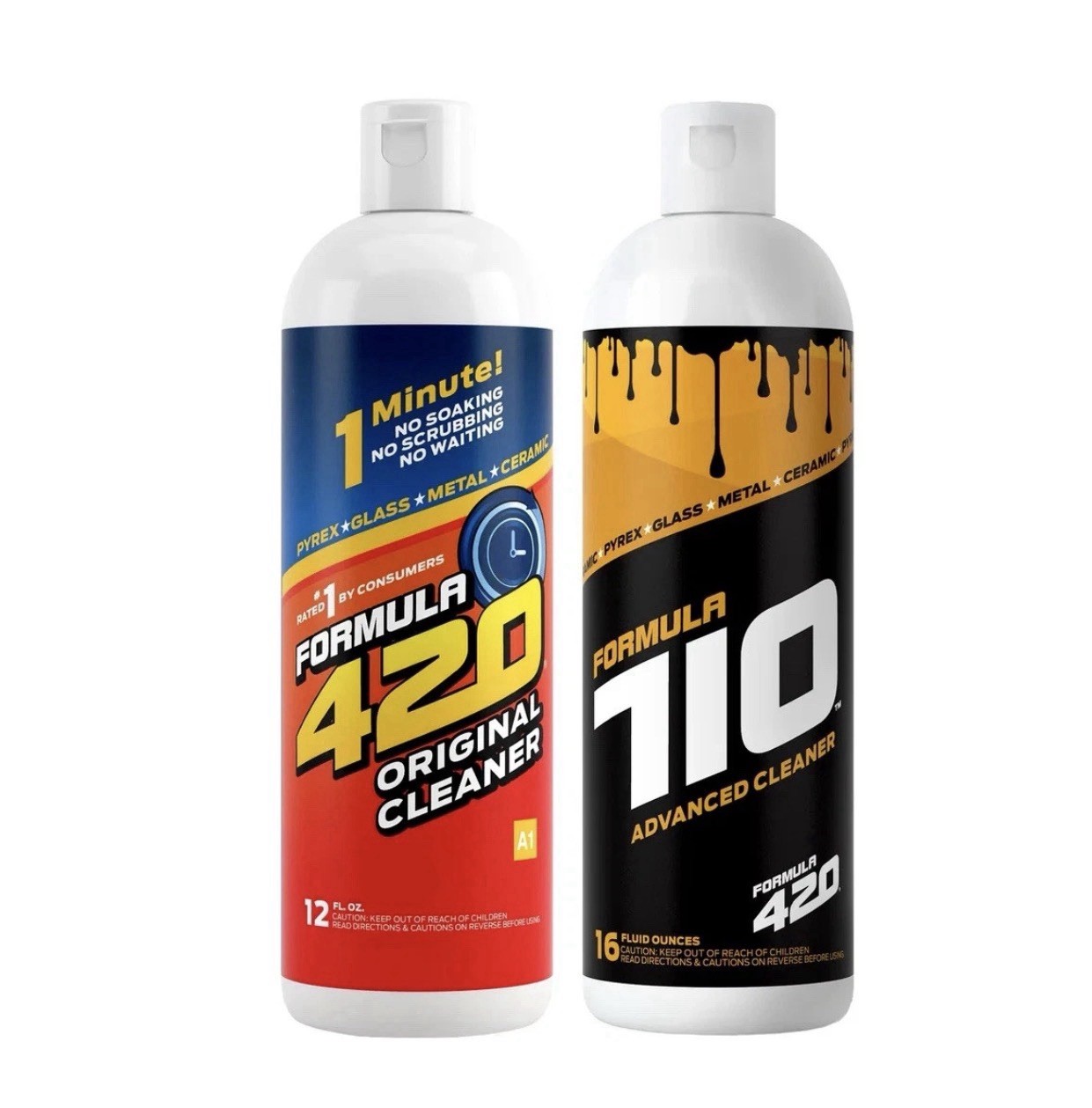 Formula 420 - 710 Cleaner Combo Pack – Glass Metal Ceramic Cleaning Solution Set gallery