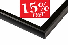 Canvas Floater Frame -Floating Frame for 1 1/4″ Deep Canvas Wall Art