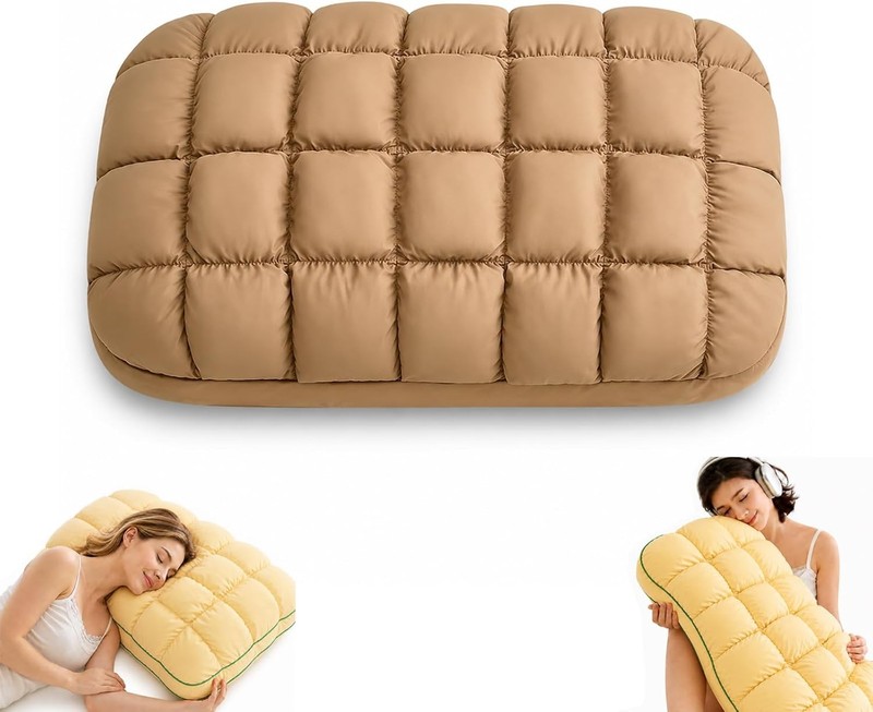 Cooling Marshmallow-Soft Pillow for Adults, Quilted Cool-Touch Bed Pillow gallery