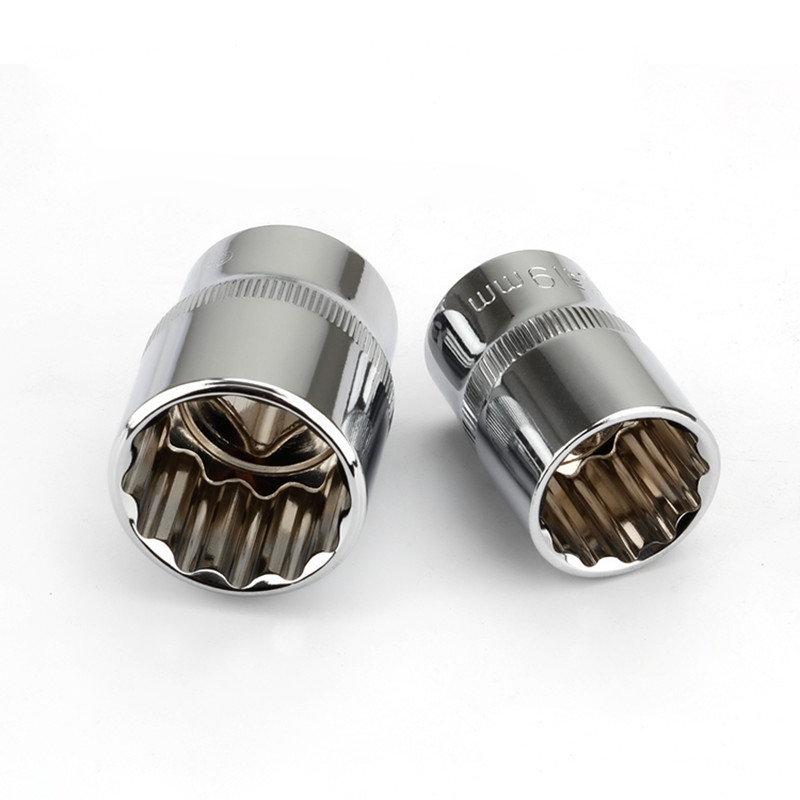 Chrome Vanadium Steel 1/2" Impact Socket Adapter Square Dodecagon Socket 8-32mm gallery