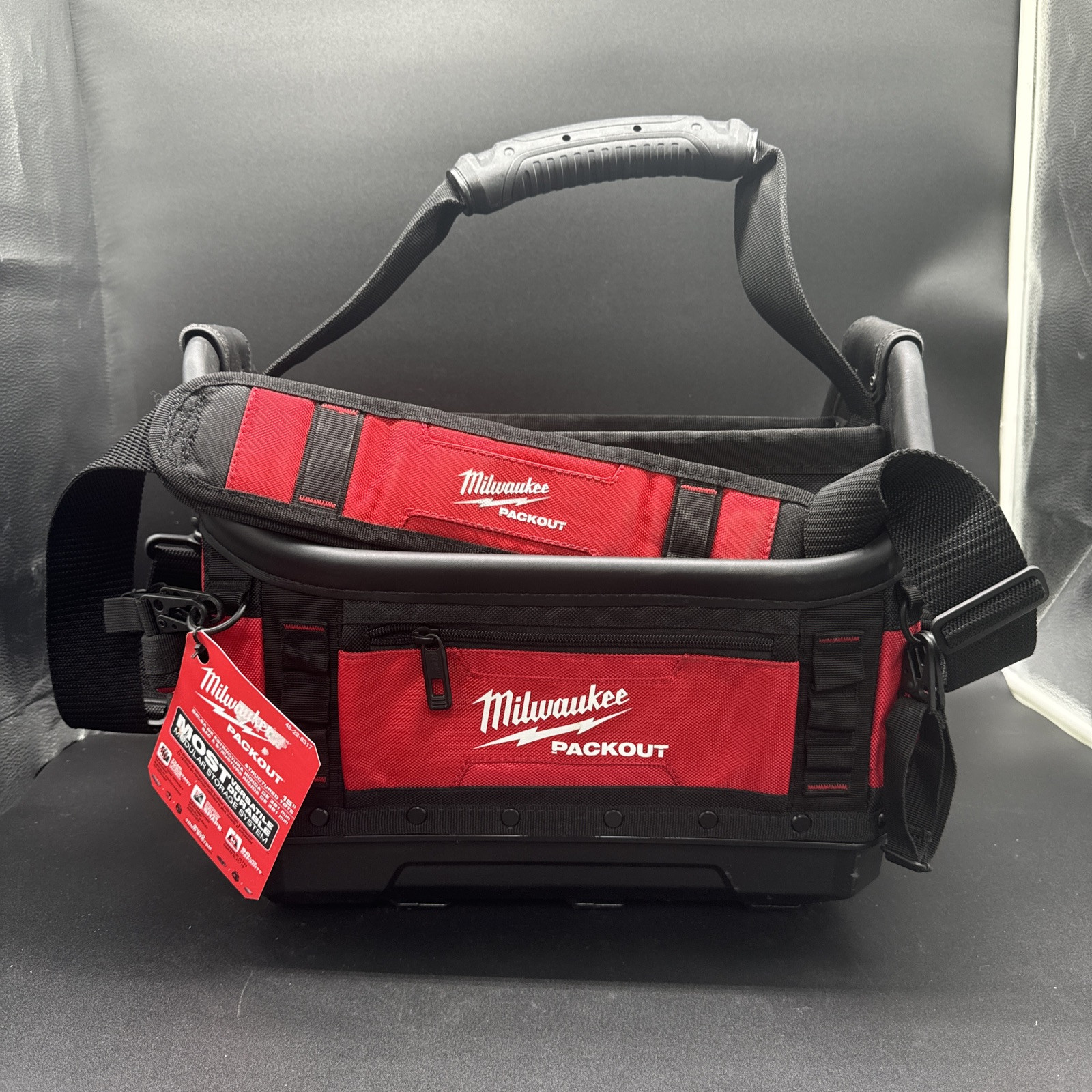 Milwaukee 48-22-8317 PACKOUT 15" Tear Resistant Ballistic Structured Tote gallery
