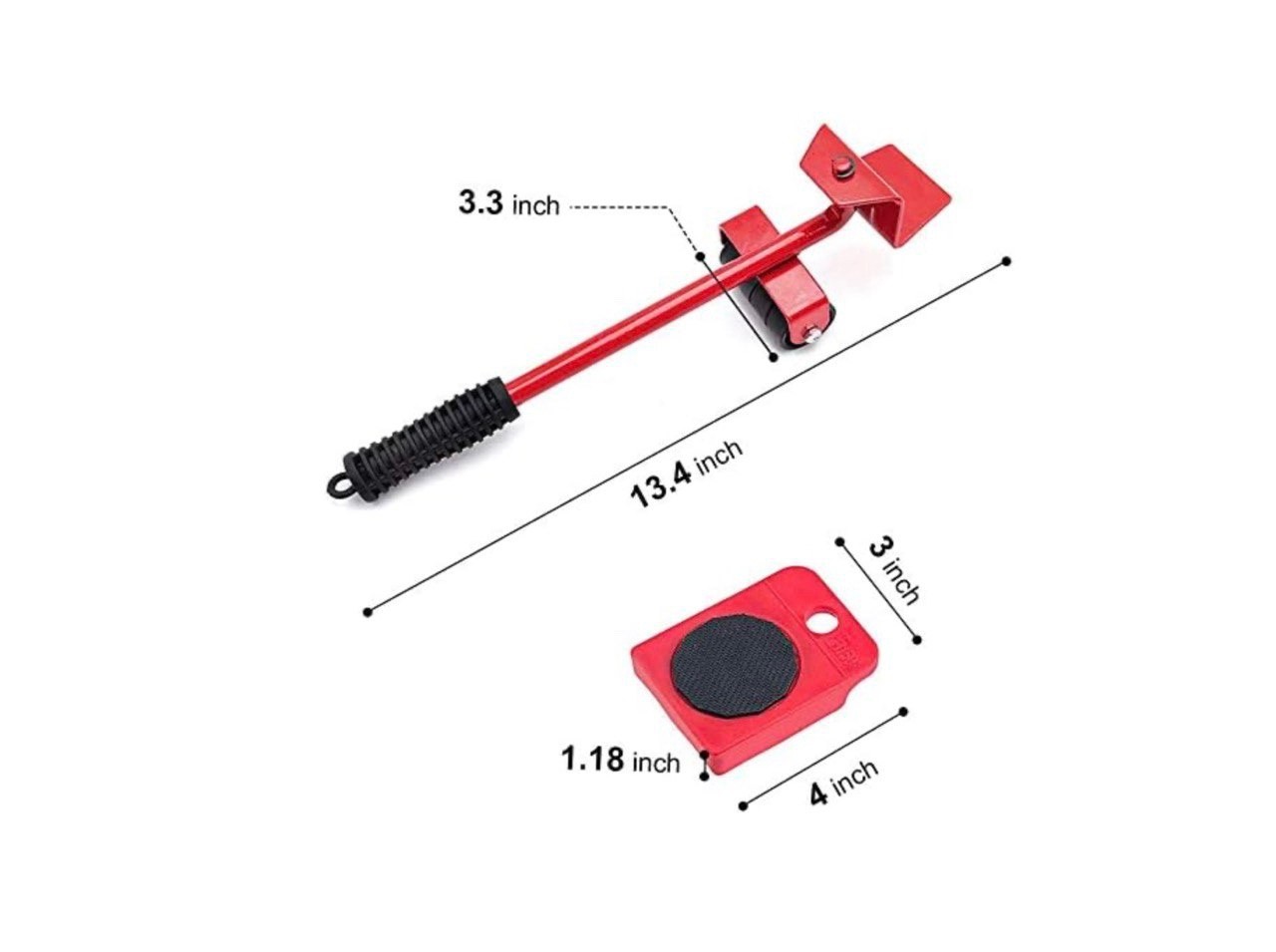 Heavy Furniture Moving System Lifter Kit 5Pcs Slider Pad Roller Move Tool USA gallery