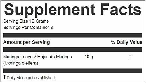 Hanan Peruvian Secrets Moringa Herbal Tea | 100% Natural Moringa Leaves | 1.06oz gallery