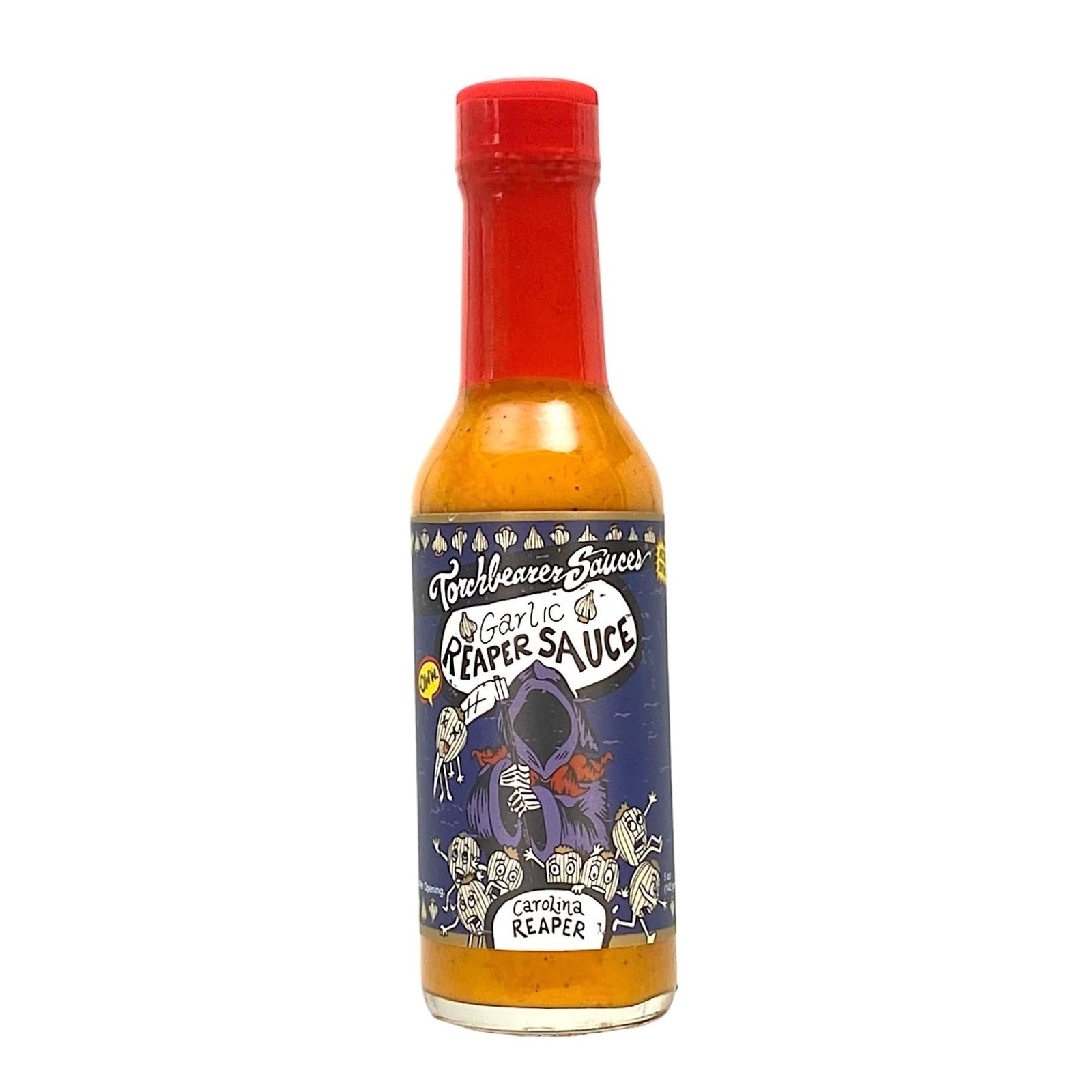 Torchbearer Sauces Garlic Reaper Sauce, 5oz 5 Ounce (Pack of 1), No Color gallery