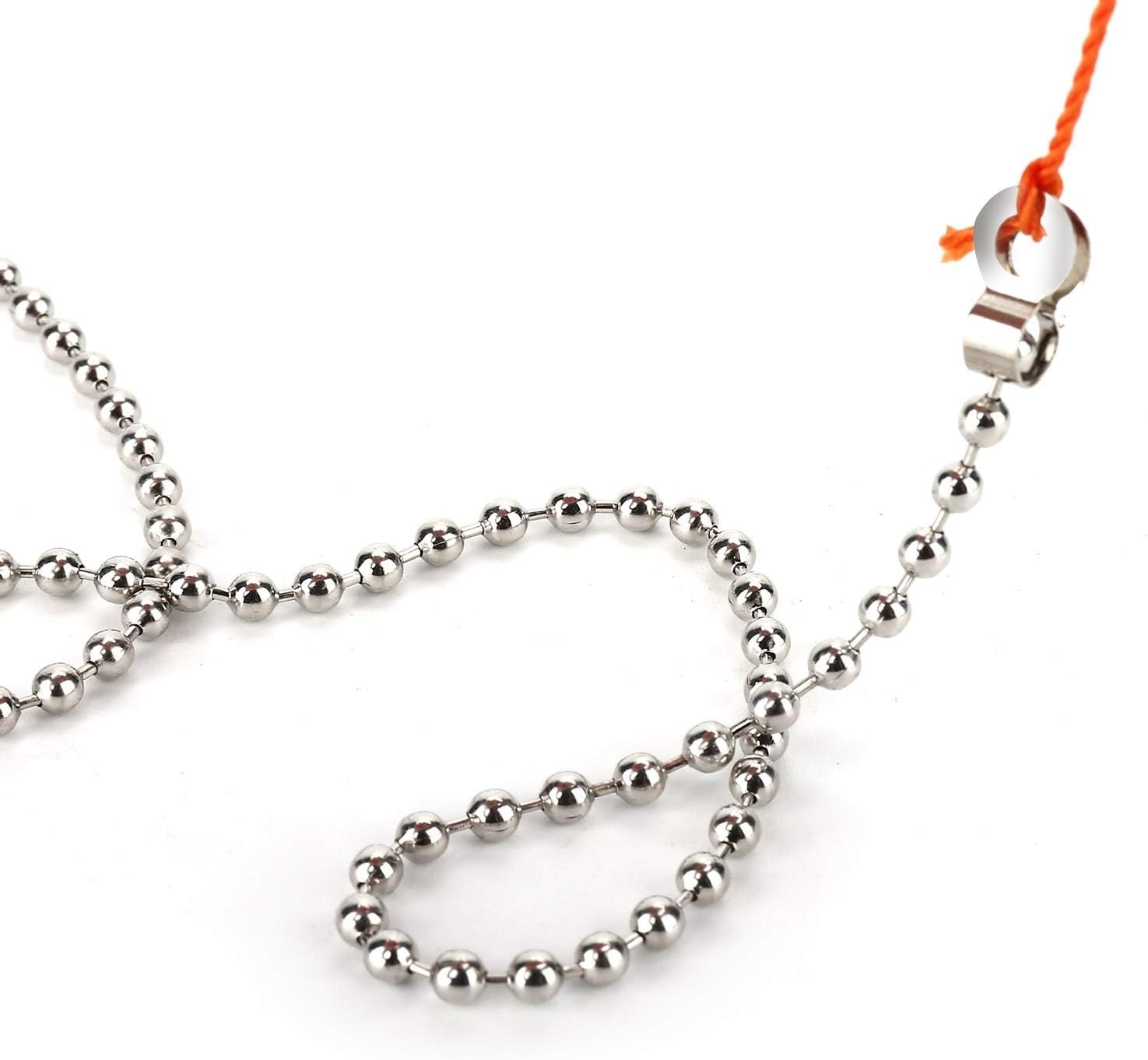 200 Inch Ceiling Fan Pull Chain Upgrade Rust Proof 3.2mm Beaded Pull Chains gallery