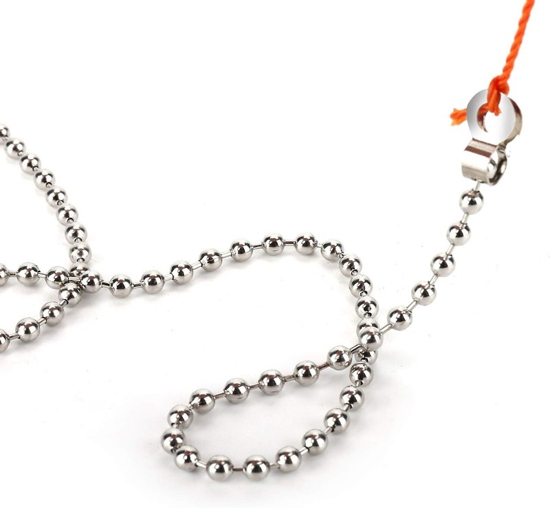 200 Inch Ceiling Fan Pull Chain Upgrade Rust Proof 3.2mm Beaded Pull Chains gallery