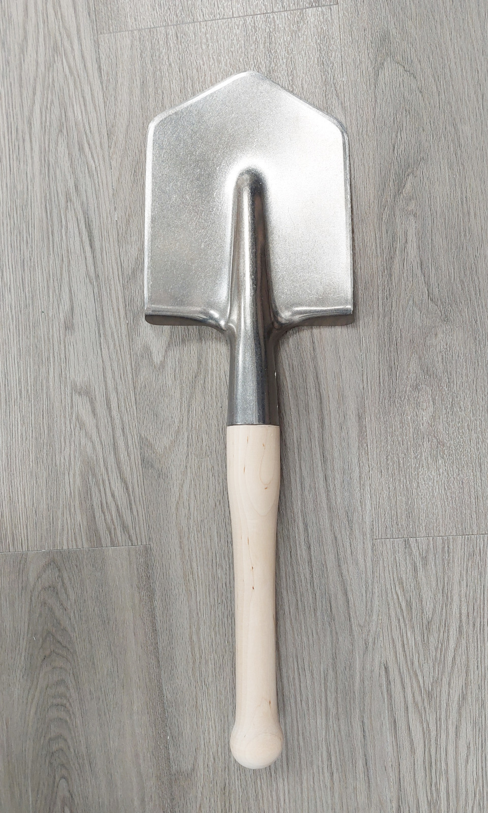 100% Titanium Lightweight Large Shovel Durable Sharp Edges Solid Wood 10" Handle gallery
